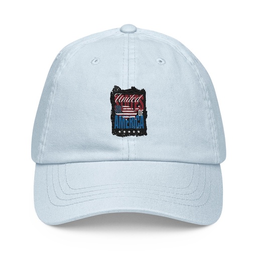 [ID: 481-G59] America (3) Pastel Baseball Hat