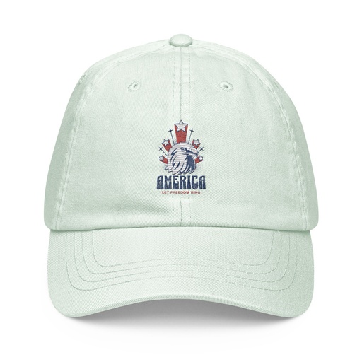 [ID: 481-G63] America Pastel Baseball Hat