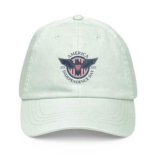[ID: 481-G67] American Eagle Badge Pastel Baseball Hat