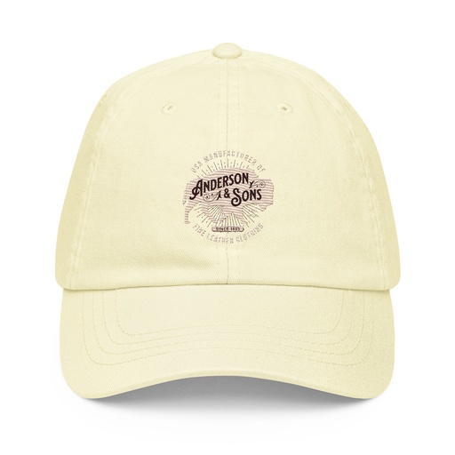 [ID: 481-G80] Anderson & Sons Leather Clothing - Buffalo Pastel Baseball Hat