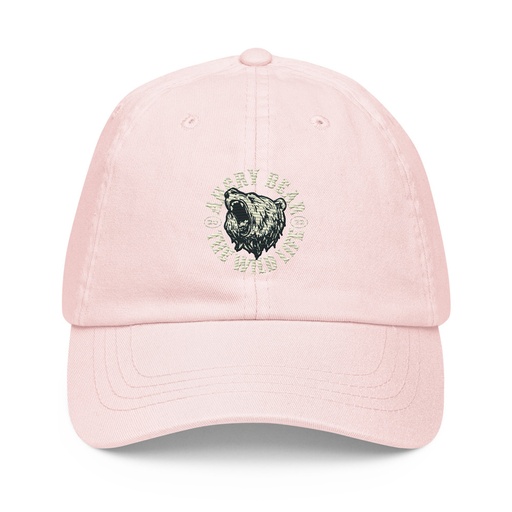 [ID: 481-G83] Angry Bear - Wild Life Animal Pastel Baseball Hat