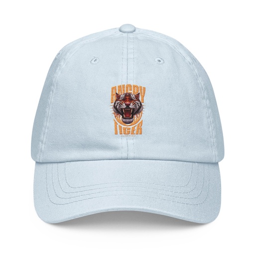 [ID: 481-G85] Angry Tiger - AI Pastel Baseball Hat