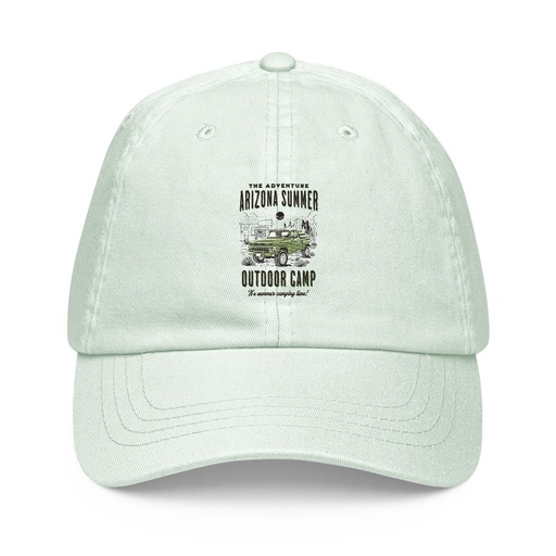 [ID: 481-G100] Arizona Outdoor Camp - Classic Truck Pastel Baseball Hat