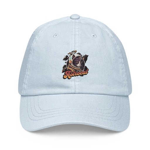 [ID: 481-G108] Astrocat - Retro graphic Pastel Baseball Hat