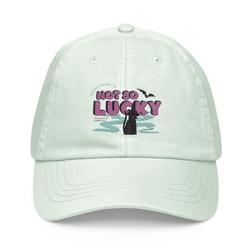 [ID: 481-G127] Bad Luck Kitty - Halloween Pastel Baseball Hat