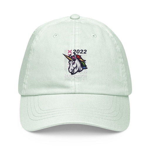 [ID: 481-G128] Bad Unicorn - Horse Pastel Baseball Hat