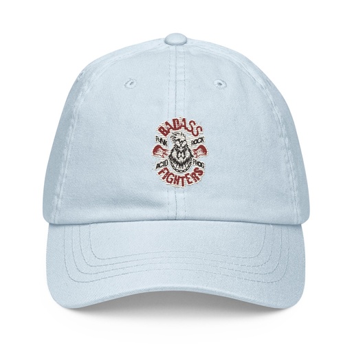 [ID: 481-G130] Badass Fighters Pastel Baseball Hat