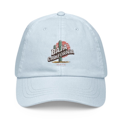[ID: 481-G132] Baja Cali Mexico Pastel Baseball Hat