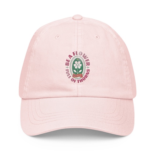 [ID: 481-G152] Be A Flower  Pastel Baseball Hat
