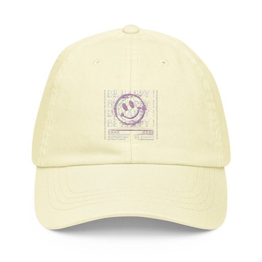 [ID: 481-G155] Be Happy ! Pastel Baseball Hat