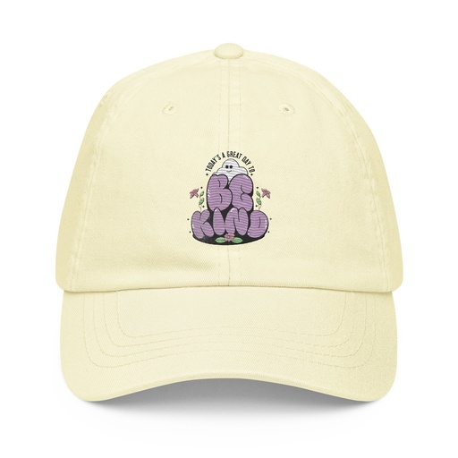 [ID: 481-G156] Be Kind Pastel Baseball Hat