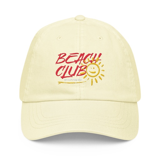 [ID: 481-G165] Beach Club Pastel Baseball Hat