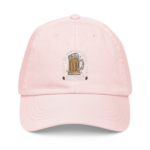 [ID: 481-G176] Beer Time - Father's Day Pastel Baseball Hat