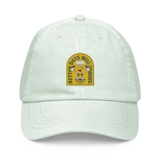[ID: 481-G194] Better Days Will Coming Pastel Baseball Hat
