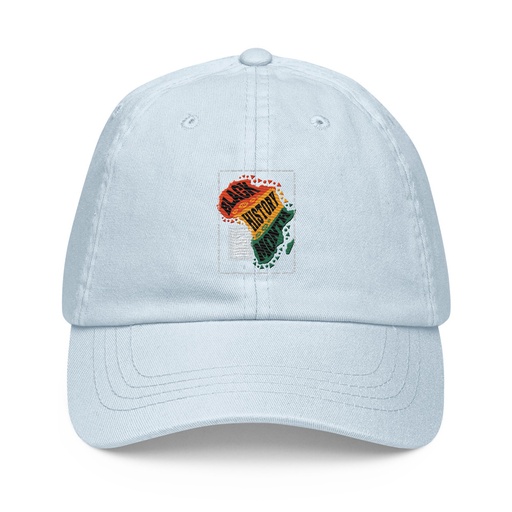 [ID: 481-G222] Black History Month - Tribal History Pastel Baseball Hat