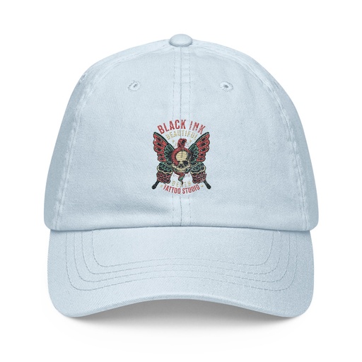 [ID: 481-G225] BLACK INK TATTOO Pastel Baseball Hat