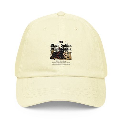 [ID: 481-G230] Black Sphinx Pastel Baseball Hat
