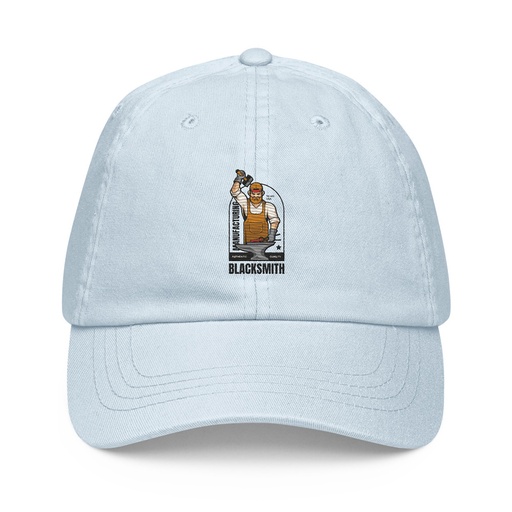 [ID: 481-G232] Blacksmith Workshop - Metalwork Pastel Baseball Hat