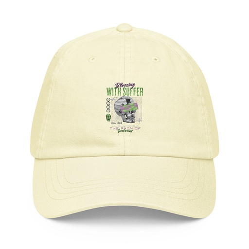 [ID: 481-G235] Blessing With Suffer Pastel Baseball Hat