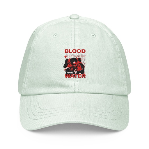 [ID: 481-G237] Blood is Thicker than Water Pastel Baseball Hat