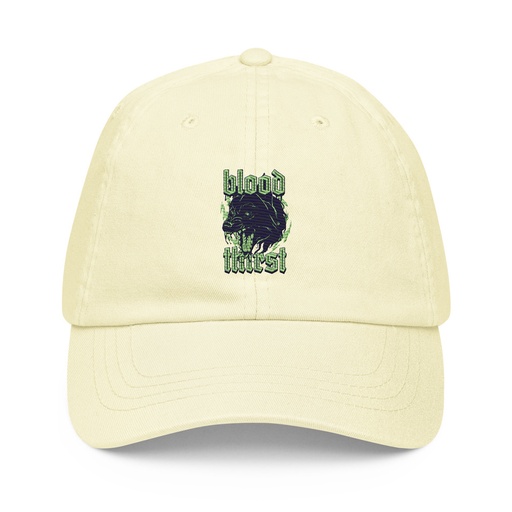 [ID: 481-G238] Blood Thirst - Neon Dog Pastel Baseball Hat