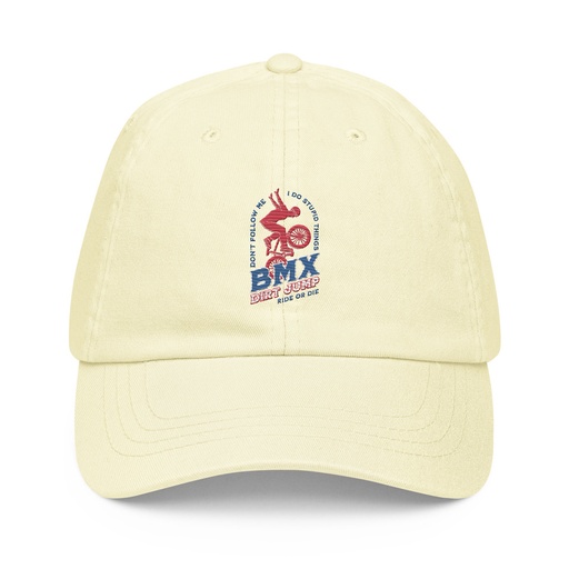 [ID: 481-G244] BMX Dirt Jump - Extreme Sports Pastel Baseball Hat