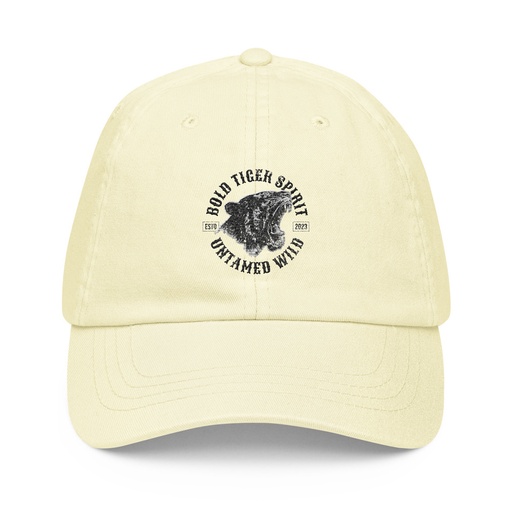 [ID: 481-G249] Bold Tiger Spirit Pastel Baseball Hat