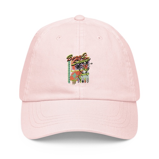 [ID: 481-G256] Born 2 Skate - Retro Skeleton Pastel Baseball Hat