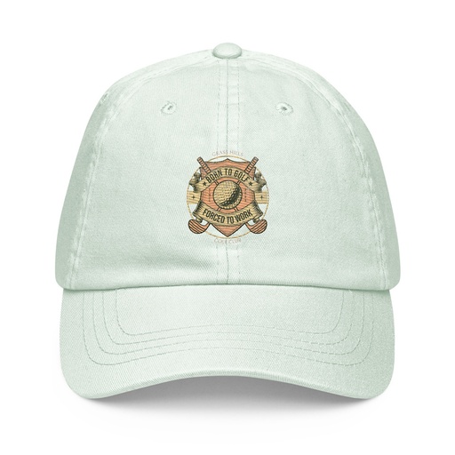 [ID: 481-G266] Born To Golf Pastel Baseball Hat