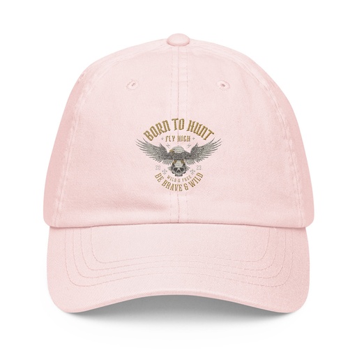 [ID: 481-G267] BORN TO HUNT- BE BRAVE & WILD Pastel Baseball Hat