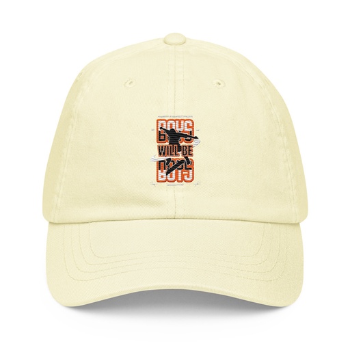 [ID: 481-G279] Boys will be boys Pastel Baseball Hat
