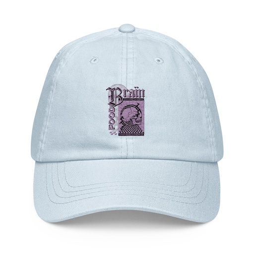 [ID: 481-G280] Brain Food - Y2K Skull Streetwear Pastel Baseball Hat