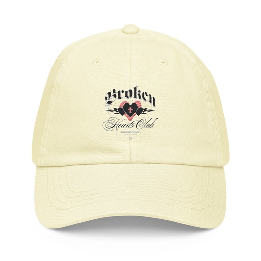 [ID: 481-G287] Broken Hearts Club Pastel Baseball Hat