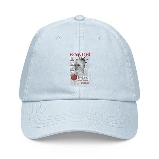 [ID: 481-G298] Burn Out - Futuristic 3D Head Pastel Baseball Hat