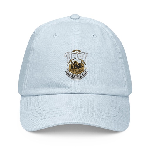 [ID: 481-G325] Camping Emblem Pastel Baseball Hat