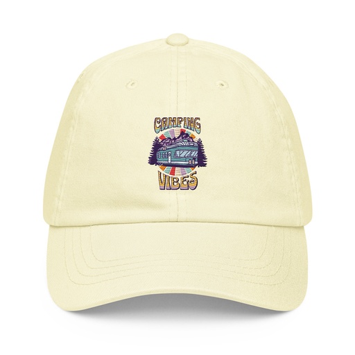 [ID: 481-G327] Camping Vibes Pastel Baseball Hat