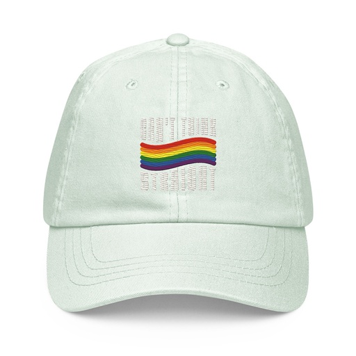 [ID: 481-G329] Can't Think Straight Pastel Baseball Hat