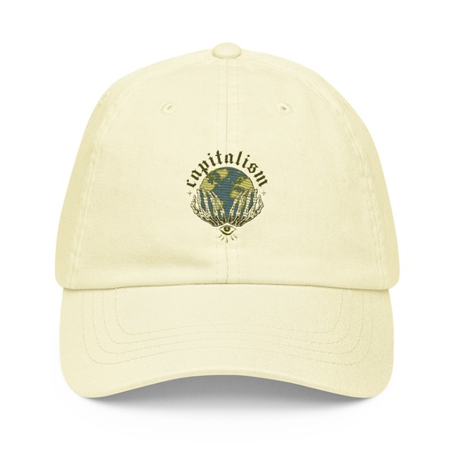 [ID: 481-G333] Capitalism - Earth Pastel Baseball Hat