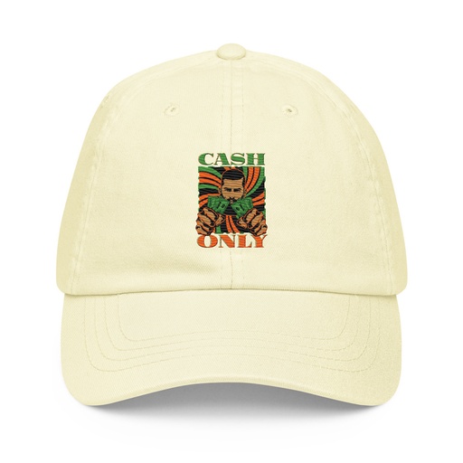 [ID: 481-G335] Cash Only - Streetwear Pastel Baseball Hat