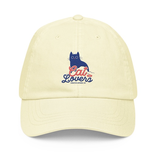 [ID: 481-G347] Cats Lovers Pastel Baseball Hat