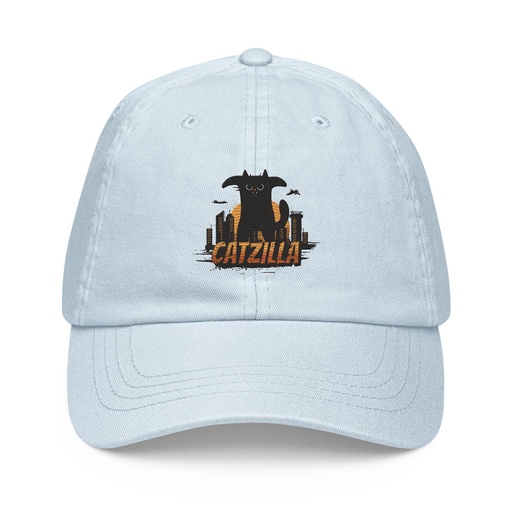 [ID: 481-G350] Catzilla - Funny Comic Animal Pastel Baseball Hat