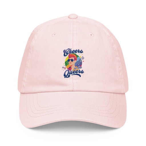 [ID: 481-G362] Cheers to the Queers Pastel Baseball Hat