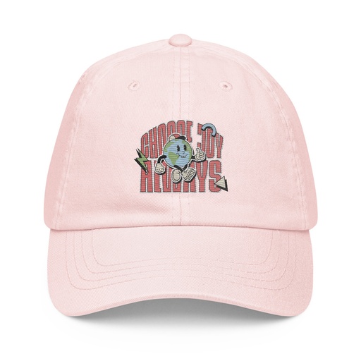 [ID: 481-G372] Choose Joy Always Pastel Baseball Hat