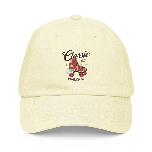 [ID: 481-G384] Classic Roller Skating - Sports Apparel Pastel Baseball Hat