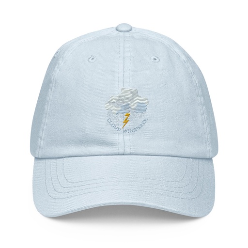 [ID: 481-G387] Cloud Whisperer - Rainy Weather Pastel Baseball Hat