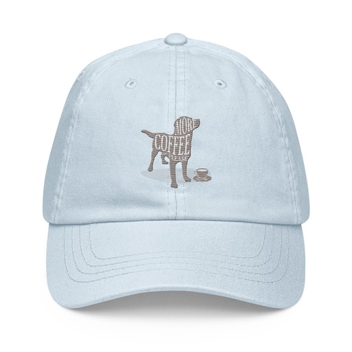 [ID: 481-G399] Coffee Dog Pastel Baseball Hat
