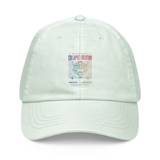 [ID: 481-G406] Collapse Creation Pastel Baseball Hat