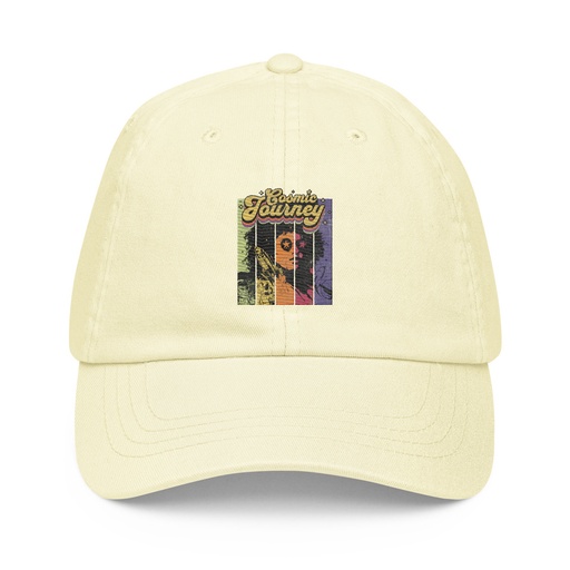 [ID: 481-G422] Cosmic Journey Rainbow Retro Pastel Baseball Hat