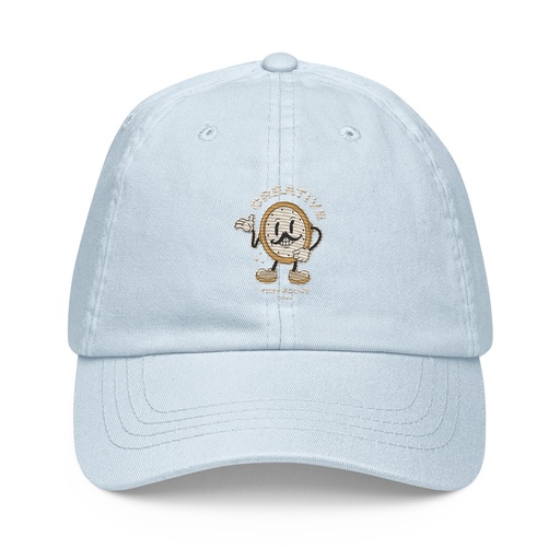 [ID: 481-G433] Creative Time Pastel Baseball Hat