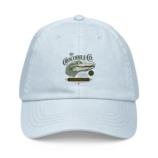 [ID: 481-G439] Crocodile Co. - Wild Animal Pastel Baseball Hat